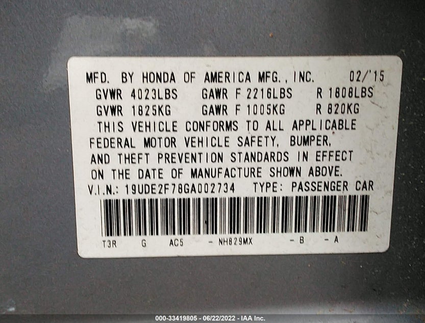19UDE2F78GA002734