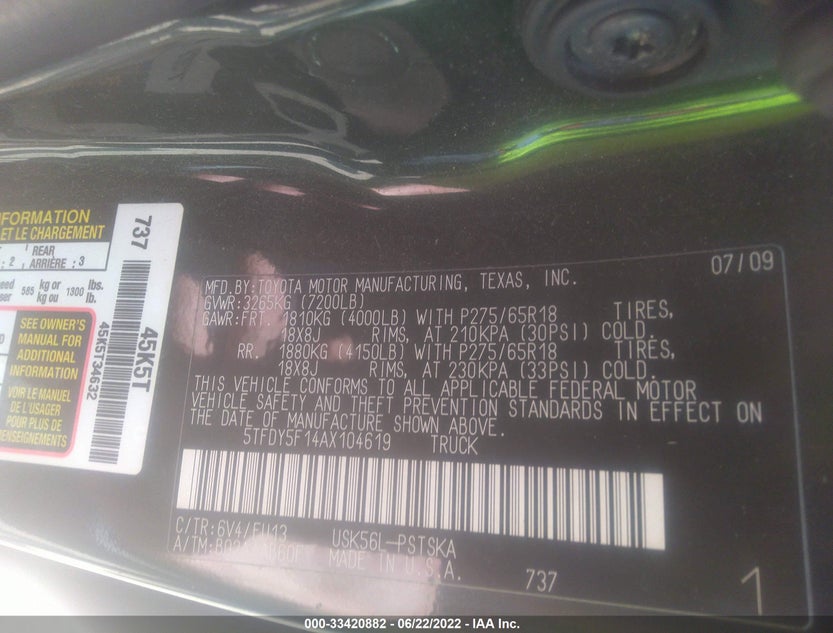 5TFDY5F14AX104619