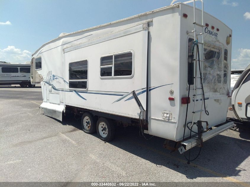 2002 Keystone Cougar VIN: 4YDF2762X22031752 Lot: 33440532