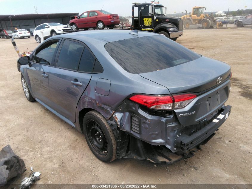 2020 Toyota Corolla Le VIN: 5YFEPRAE0LP104255 Lot: 33421936