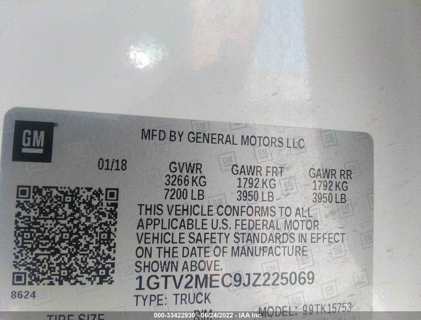 1GTV2MEC9JZ225069