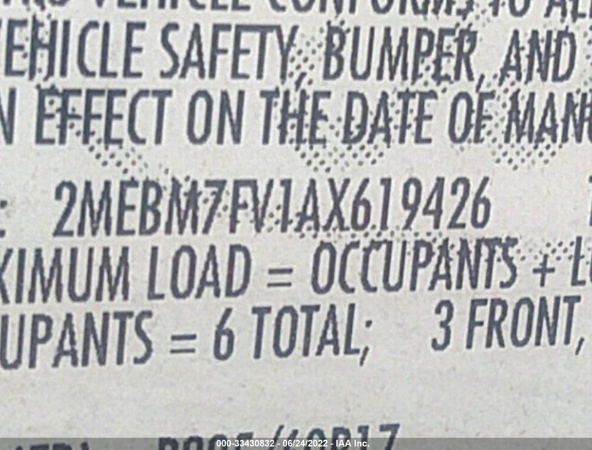 2MEBM7FV1AX619426