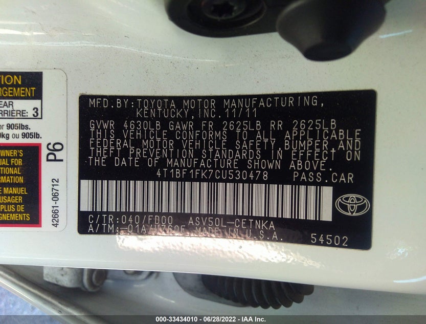 4T1BF1FK7CU530478