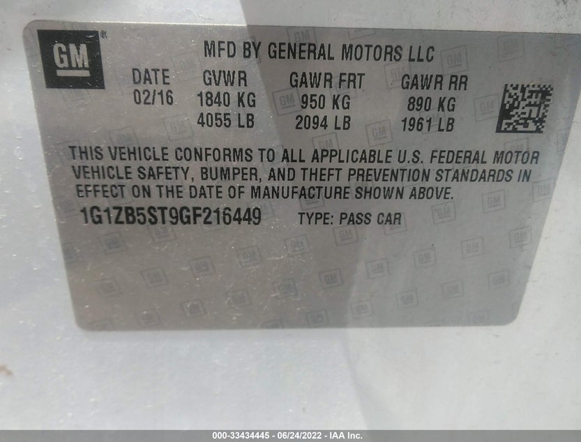 1G1ZB5ST9GF216449