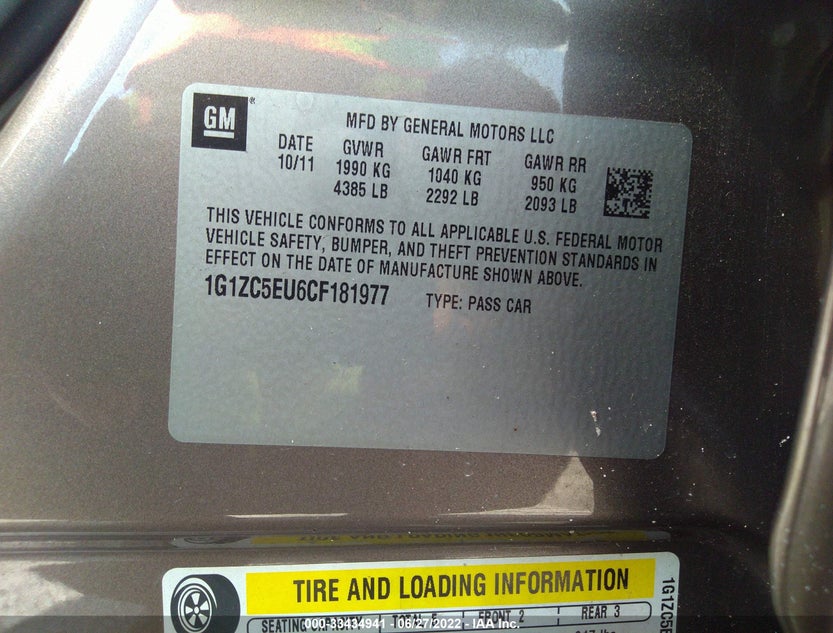 1G1ZC5EU6CF181977