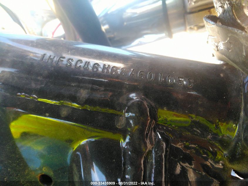 2008 Honda Vtx1800 F3 VIN: 1HFSC46H68A601056 Lot: 41670370