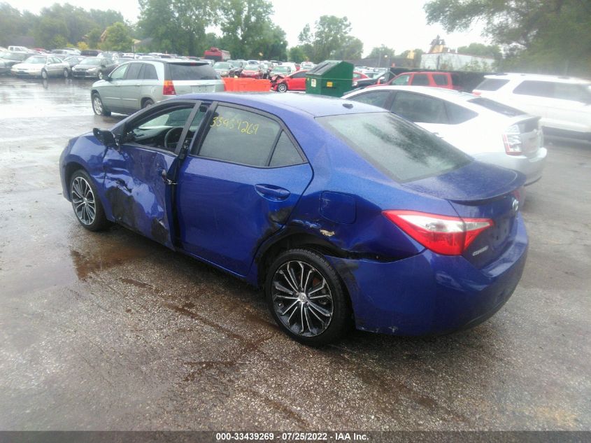 2015 Toyota Corolla S Plus VIN: 2T1BURHE6FC279311 Lot: 33439269