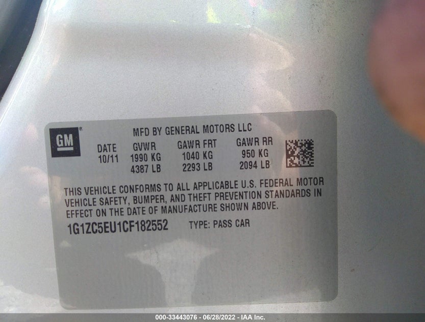 1G1ZC5EU1CF182552