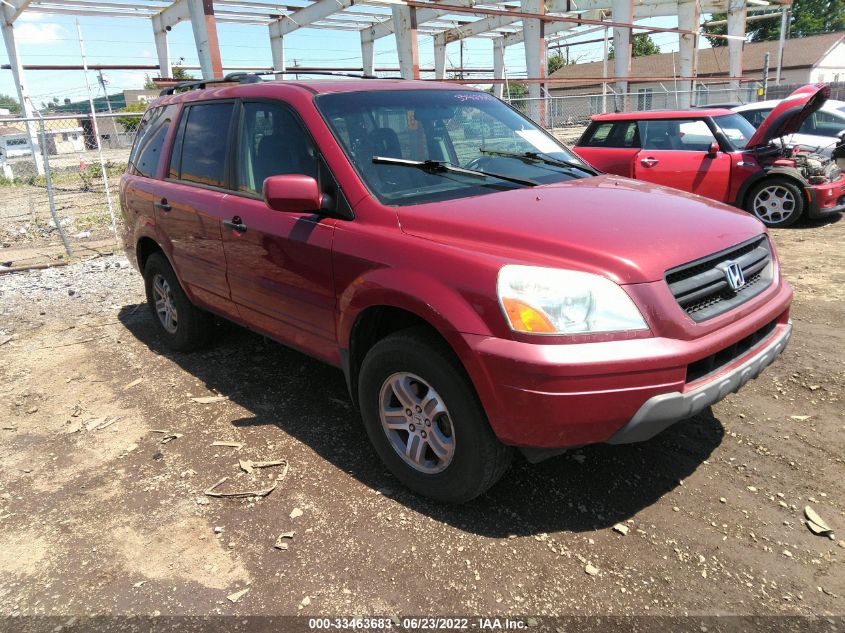 2003 Honda Pilot Ex-L VIN: 2HKYF187X3H511229 Lot: 33463683