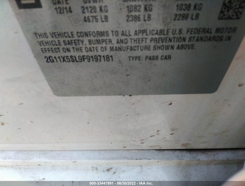 2G11X5SL9F9197181
