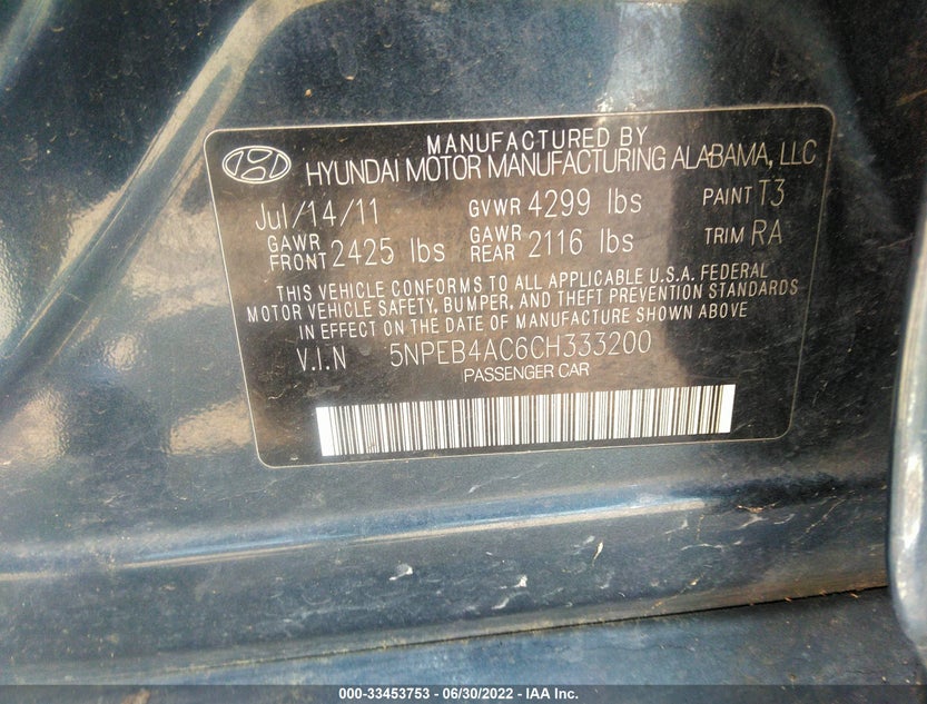 5NPEB4AC6CH333200