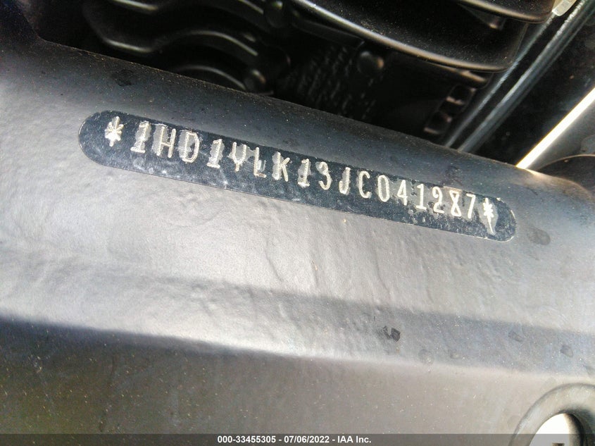 2018 Harley-Davidson Fxfbs Fat Bob 114 VIN: 1HD1YLK13JC041287 Lot: 33455305