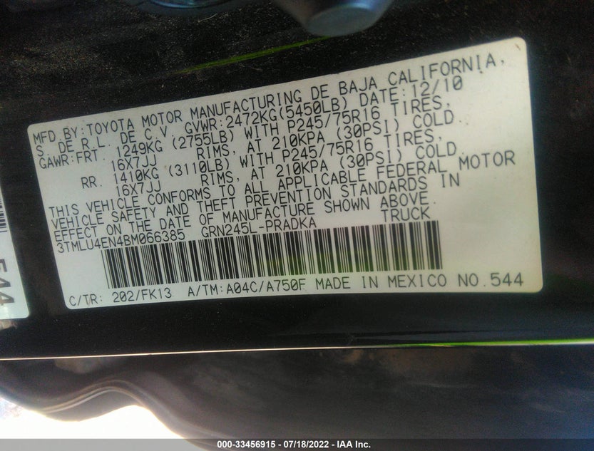 3TMLU4EN4BM066385