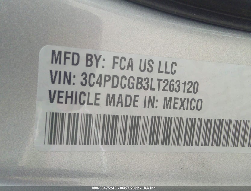 3C4PDCGB3LT263120