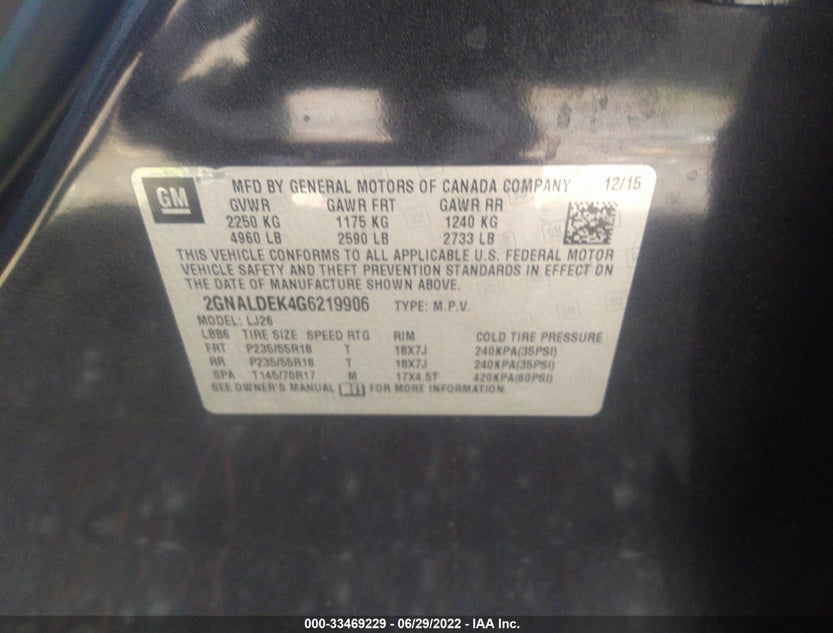 2GNALDEK4G6219906