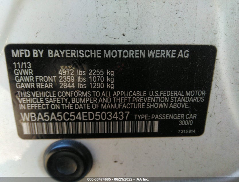 WBA5A5C54ED503437