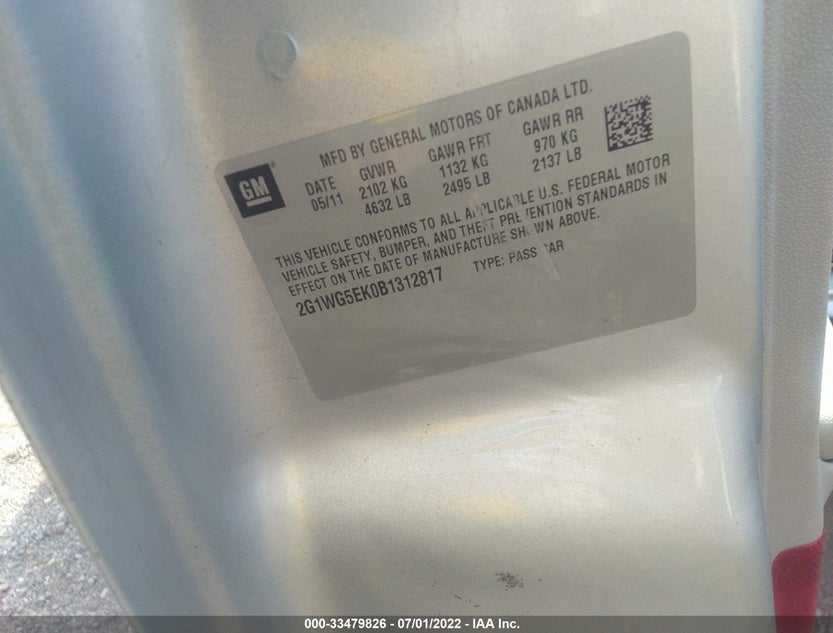 2G1WG5EK0B1312817