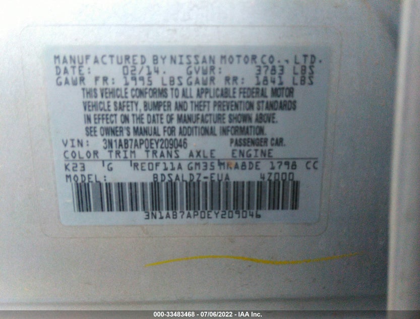 3N1AB7AP0EY209046