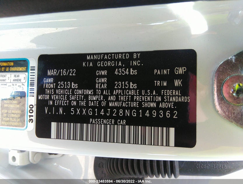 5XXG14J28NG149362