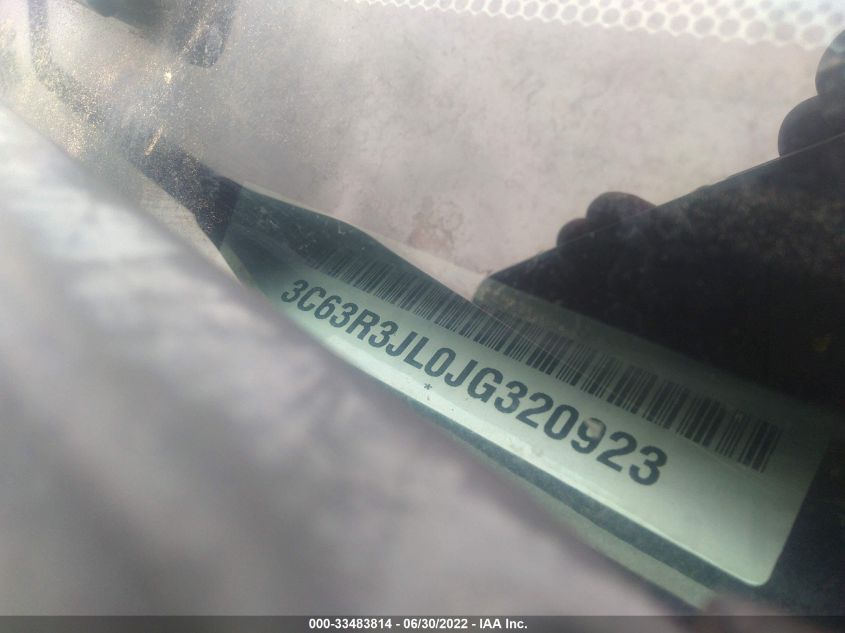 2018 Ram 3500 Laramie 4X4 8' Box VIN: 3C63R3JL0JG320923 Lot: 33483814