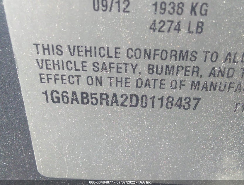 1G6AB5RA2D0118437