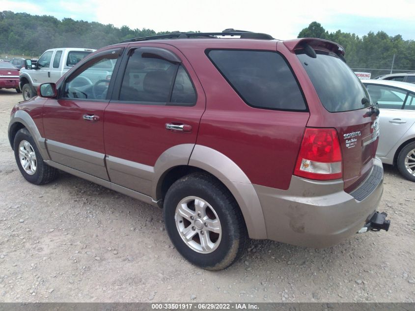 2006 Kia Sorento Ex/Lx VIN: KNDJC733265553139 Lot: 33501917