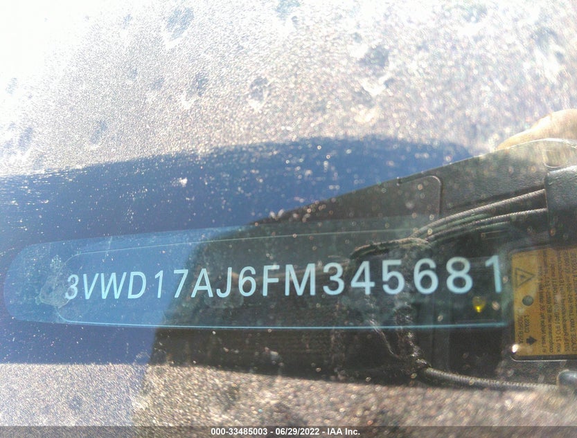 3VWD17AJ6FM345681