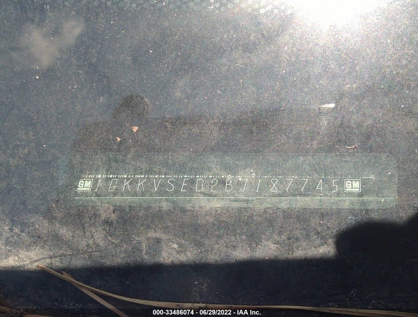 1GKKVSED2BJ187745