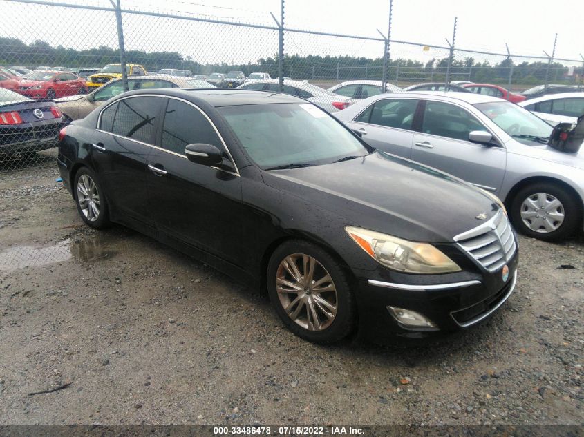 2012 Hyundai Genesis 3.8 VIN: KMHGC4DD9CU170845 Lot: 33486478