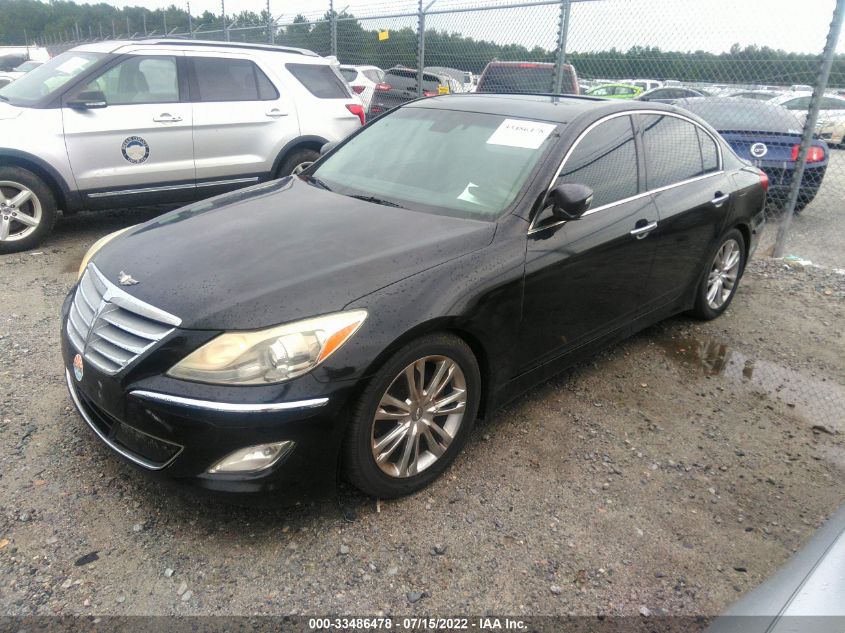 2012 Hyundai Genesis 3.8 VIN: KMHGC4DD9CU170845 Lot: 33486478