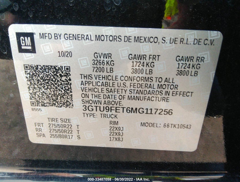 3GTU9FET6MG117256