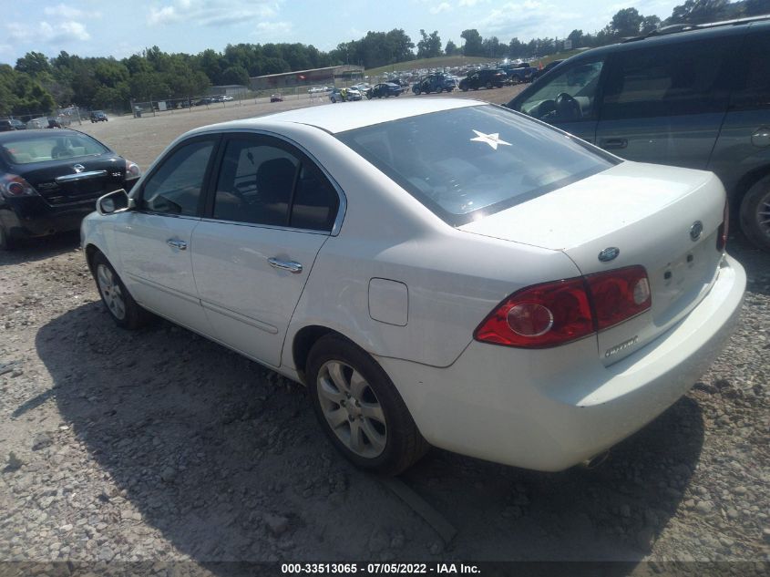 2007 Kia Optima Ex V6 VIN: KNAGE124275139546 Lot: 33513065