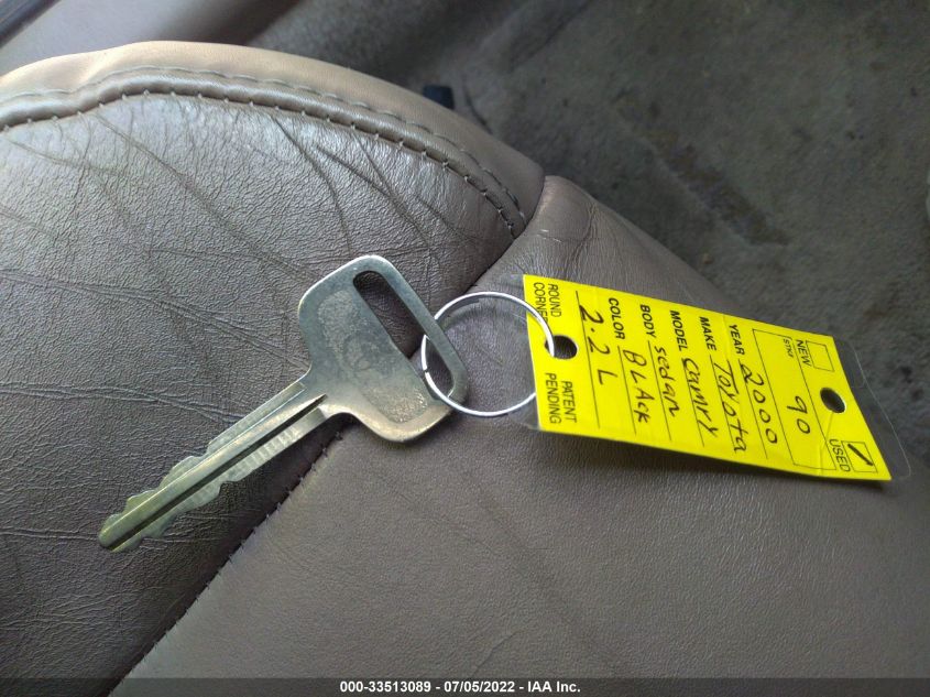 2000 Toyota Camry Le VIN: 4T1BG22K4YU671847 Lot: 33513089