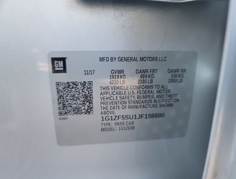 1G1ZF5SU1JF159880