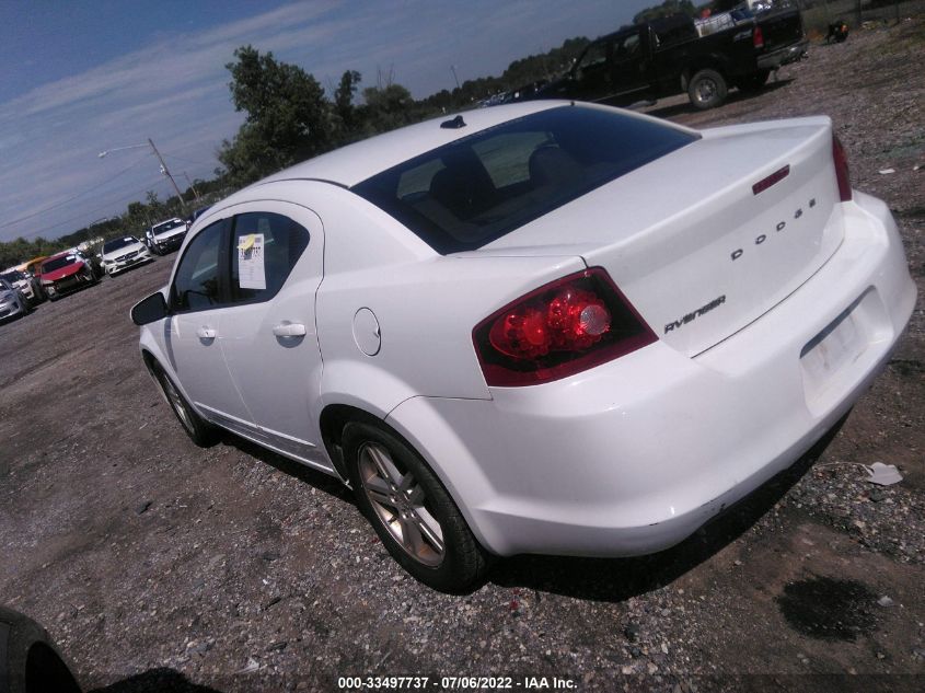 1C3CDZCBXCN146968 2012 Dodge Avenger Sxt