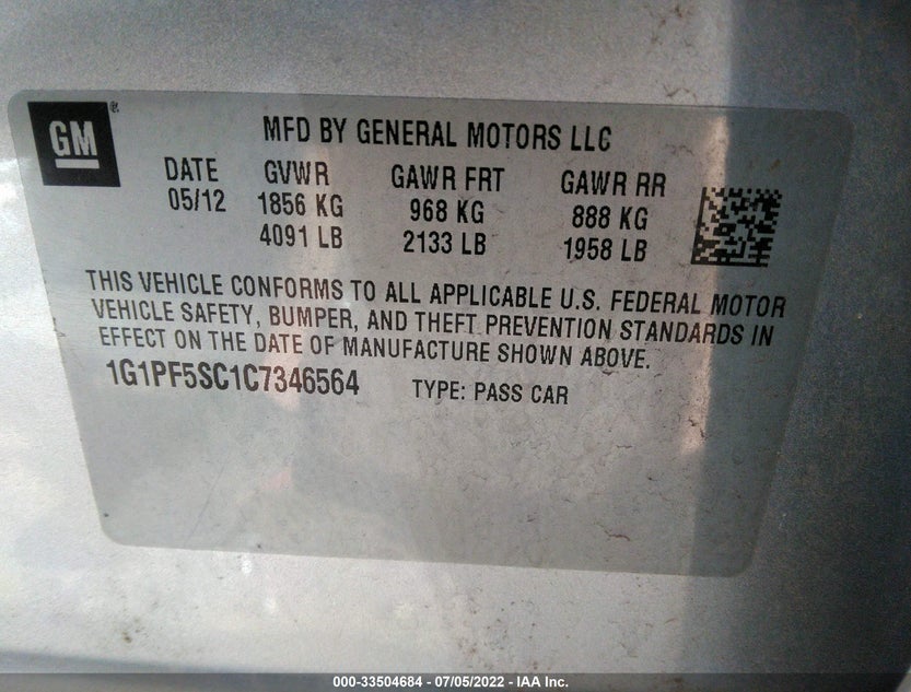 1G1PF5SC1C7346564