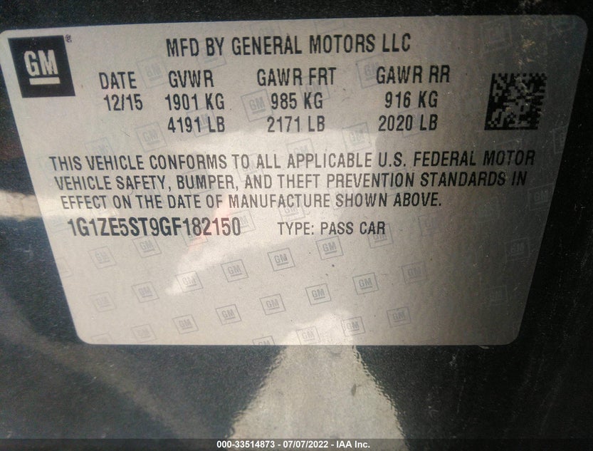 1G1ZE5ST9GF182150