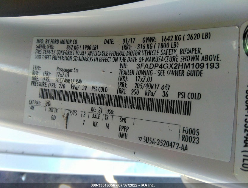3FADP4GX2HM109193