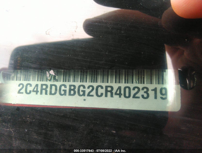2C4RDGBG2CR402319