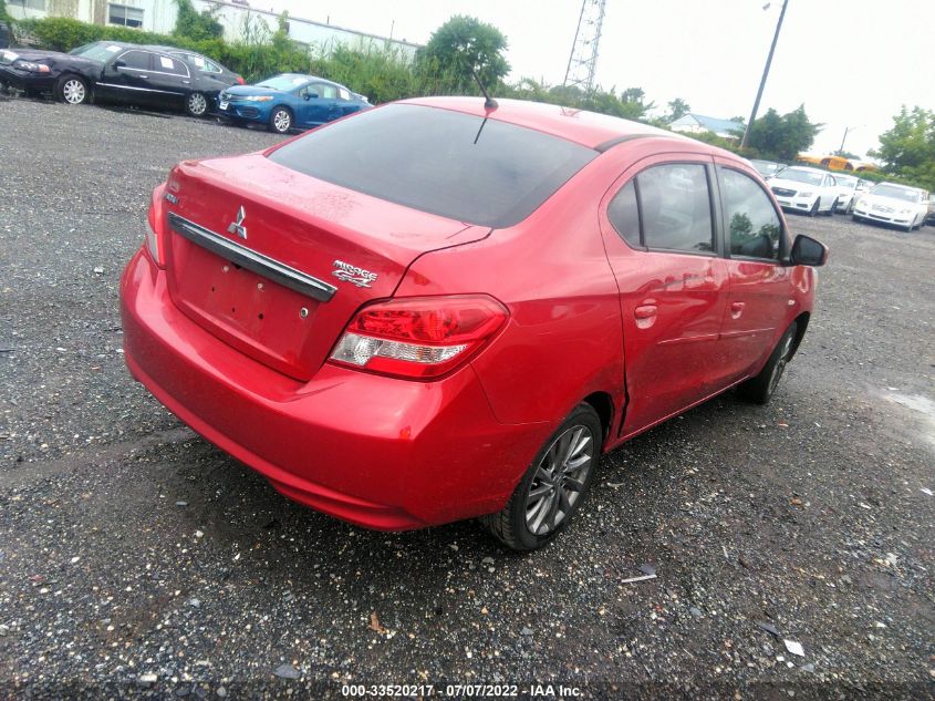 2018 Mitsubishi Mirage G4 Es VIN: ML32F3FJ6JHF04232 Lot: 33520217