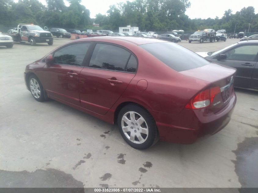 19XFA16549E023530 2009 Honda Civic Lx