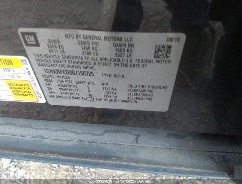 1GNKRFED9GJ156725