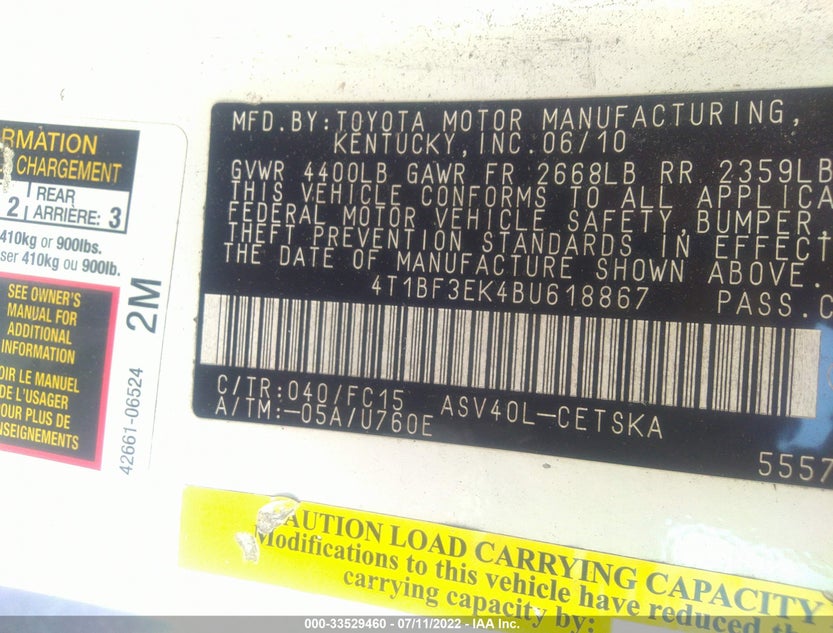 4T1BF3EK4BU618867