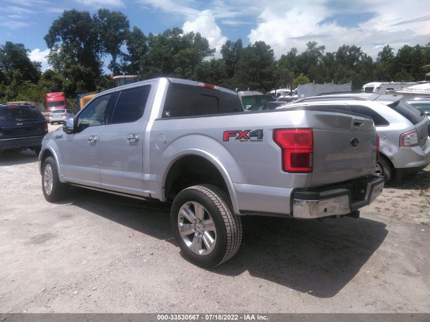 2019 Ford F-150 Lariat VIN: 1FTEW1E46KFD10840 Lot: 33530567