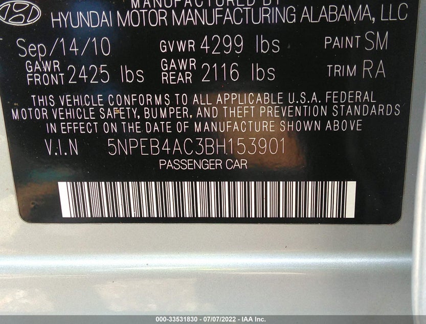 5NPEB4AC3BH153901