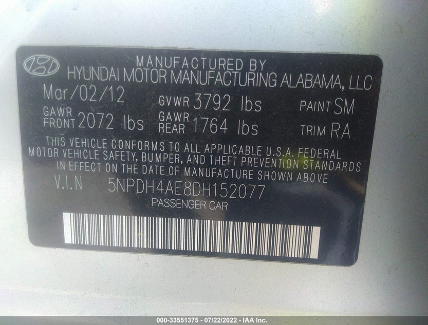 5NPDH4AE8DH152077