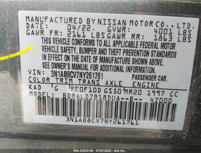 3N1AB8CV7NY261761