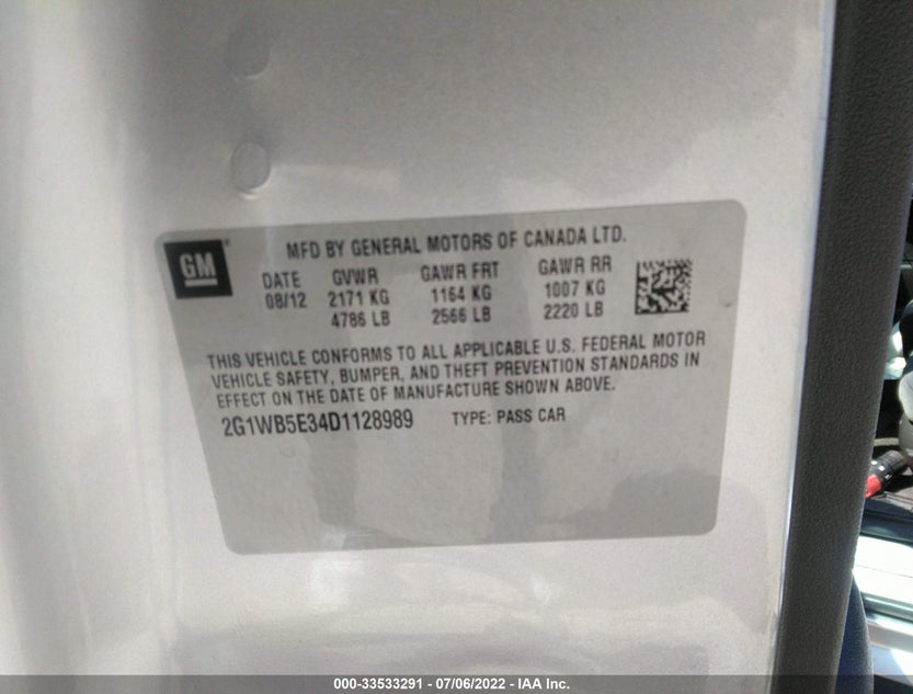 2G1WB5E34D1128989