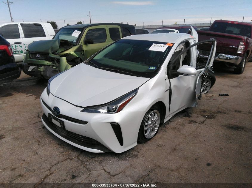 2022 Toyota Prius L VIN: JTDKAMFU6N3162518 Lot: 33533734