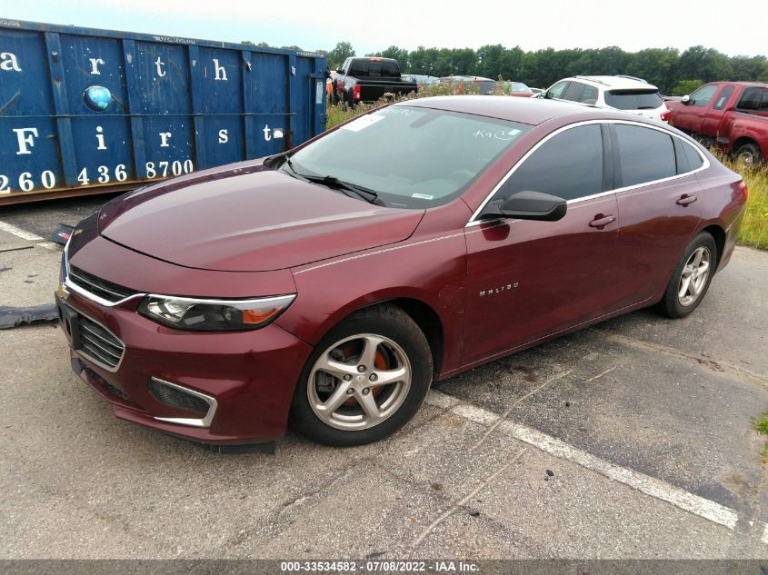 2016 Chevrolet Malibu Ls VIN: 1G1ZB5ST9GF269765 Lot: 33534582